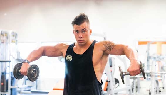 To be a MAP muscle stud takes a lot of hard work and sweat - and straight Canadian beefcake Phillipé Massa meets those criteria! We follow Phillipe to his morning workout at the gym and watch...