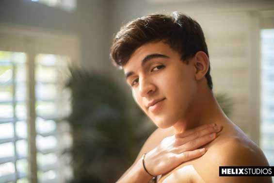 Golden guy, Mathew Grey's bronze complexion glows gorgeous as he comes into focus, yearning for your attention. With fresh, young, cocksure confidence, the beautiful newbie on the porn star block...