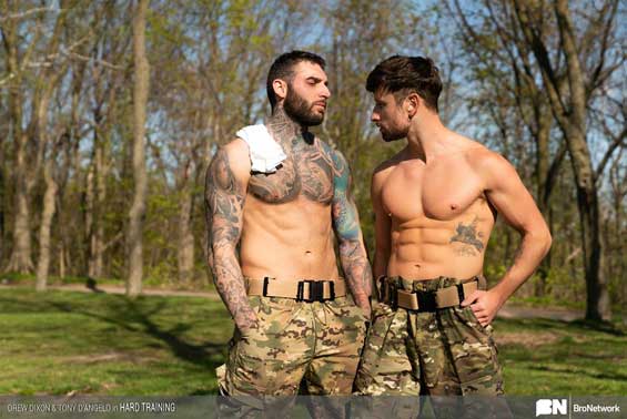 There's nothing like a little bit of playful competition, and platoon mates Drew Dixon and Tony D'Angelo are constantly out-doing one another.