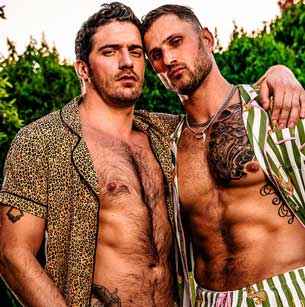 So here's the thing about Blain O'Connor and Ty Roderick: they're both SUPER hot. I had a hard time not asking them to get naked immediately. So, I had to take my time with them, let them slowly touch and