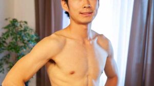 Bolo Young is aged 20. He lives in Prague where he is a student. In his spare time Bolo enjoys sports, athletics and jogging. He does his interview in English and the stands up to bare his chest