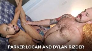 Parker knows what he wants and isn't afraid to get it. So when he saw Dylan looking for a hung top, he knew he was fucking. After a brief hello, Dylan was on his knees sucking Parkers thick cock.