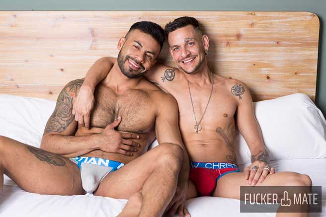 Latin hunk stud Favio Vador is back to take the juicy cock of our skinny dominant top Niko Demon and prove once again that his big smooth ass loves only hard hammering and rough bareback fuck!