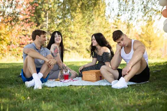 Malik Delgaty discovers a hole in the bottom of the picnic basket as his girlfriend sets up the birthday picnic she planned for her bestie. Malik is horny, but before he can do anything about it, the