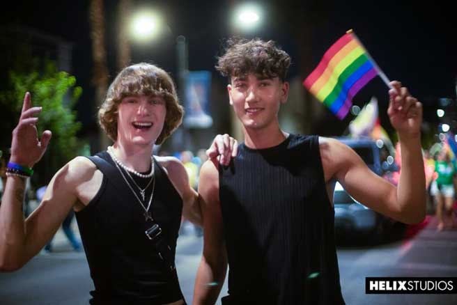 The night time Pride parade burns neon bright in Vegas; and, Spikey Dee, and new boy, Travis Burton are young, beautiful, and basking in the blazing, colorful carnival, feeling freedom in their young